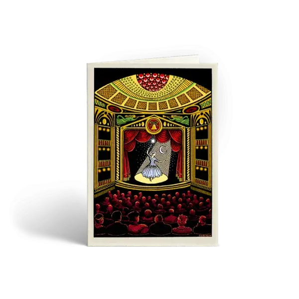 Curtain Call Christmas Card / 5 Pk