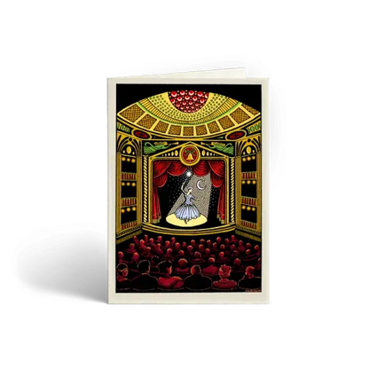 Curtain Call Christmas Card / 5 Pk