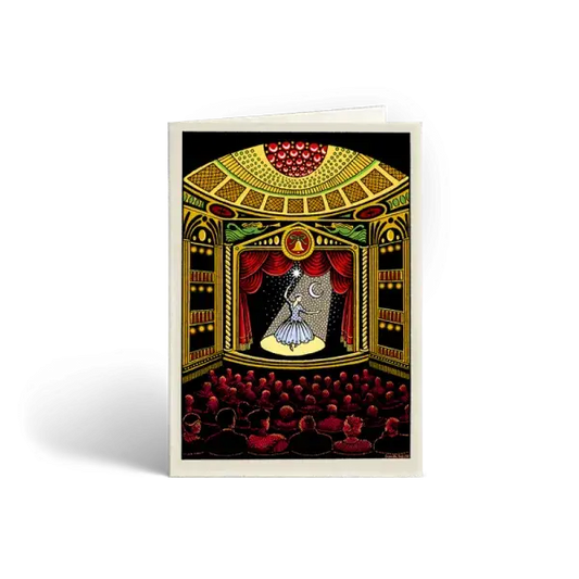 Curtain Call Christmas Card / 5 Pk