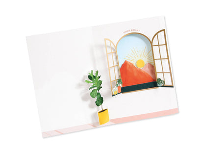 Shine Bright Pop-Up Card