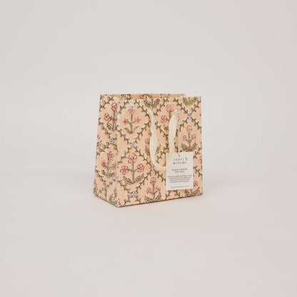 Hand Block Printed Gift Bags (Small) - Terracotta Collection