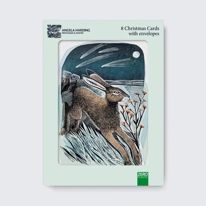Angela Harding Shooting Stars Christmas Cards / PK 8