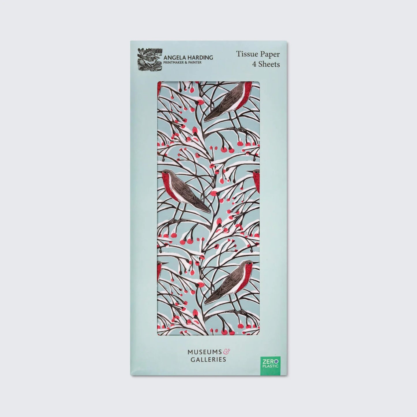 Angela Harding Robin and Berries Tissue Paper