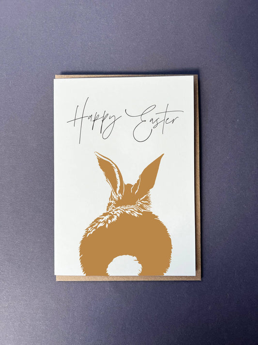 Easter Bunny Letterpress Card | Happy Easter Card