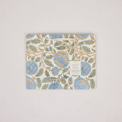 Hand Block Printed Gift Bags (Medium) - Blue Stone Collection