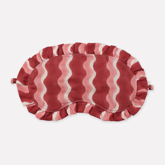 Organic Cotton Frill Eye Mask | Whirly | Jam