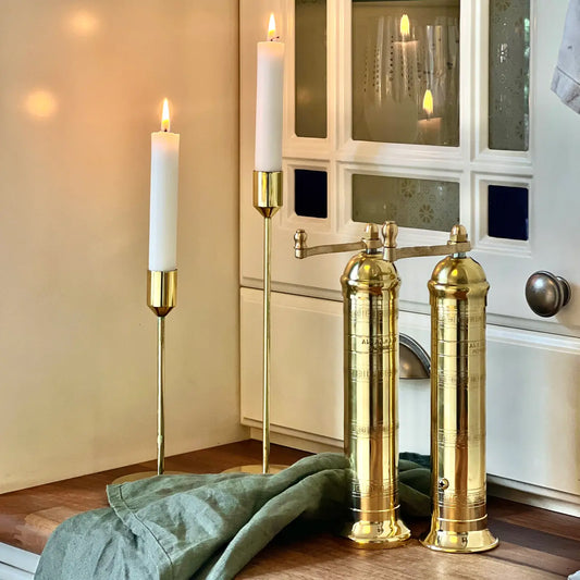 Alexander Handcrafted Brass Salt Grinder