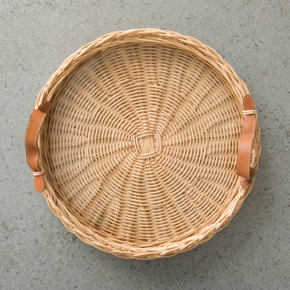 Rattan Round Tray Sevilla: Small