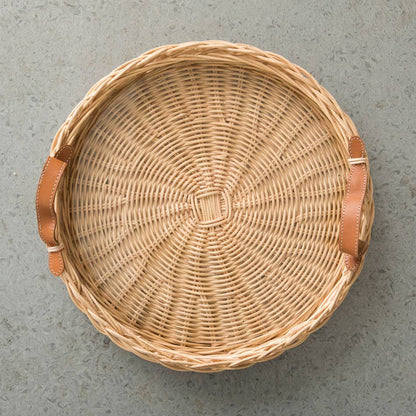 Rattan Round Tray Sevilla: Small