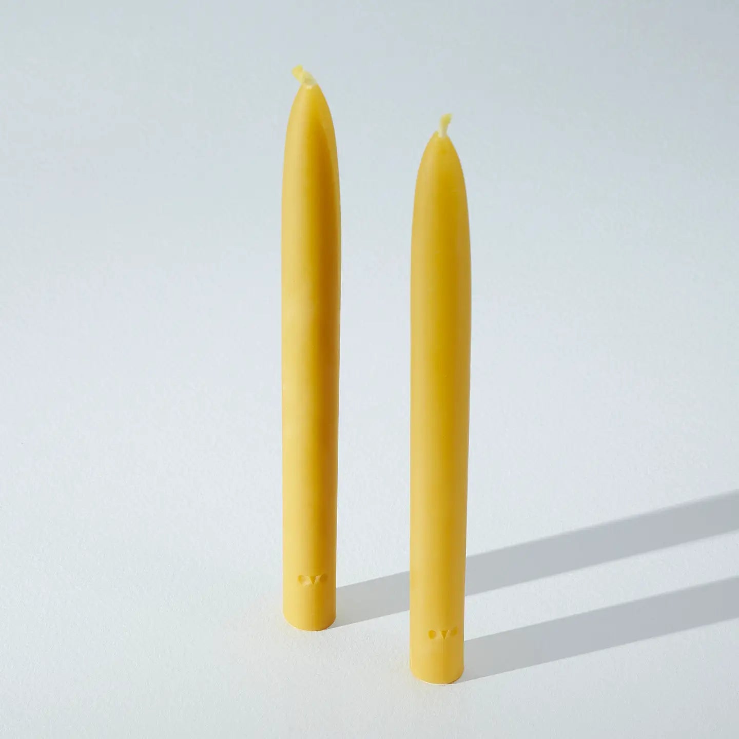 OVO Classic Beeswax Tapers, Set of 2