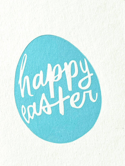 Blue Easter Egg Card