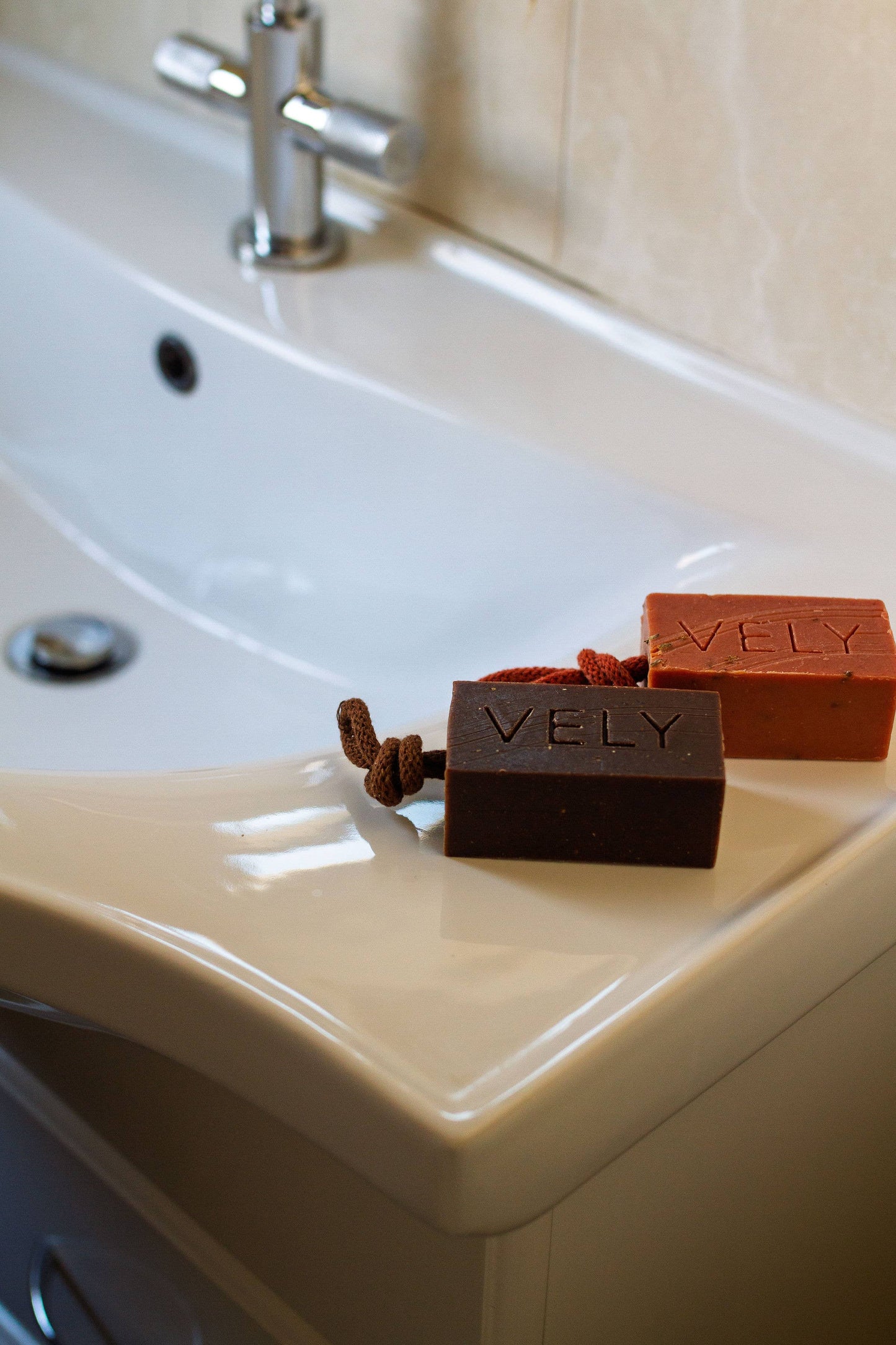 Natural Handmade Soap On A Rope "Boudoir"