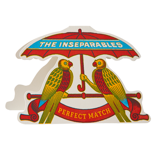 The Inseparables | Letterpress Cards | Cut-Out