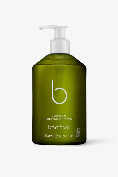 Bamford Geranium Hand + Body Wash 500ml