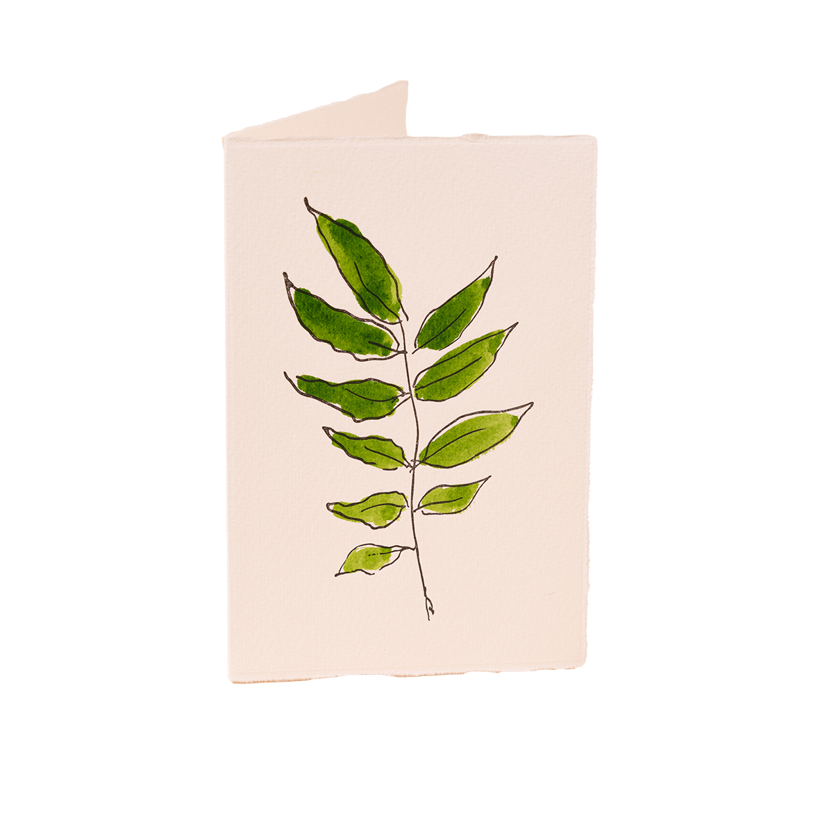 Wisteria Leaf Card