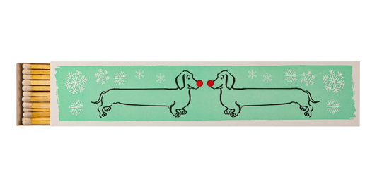 Archivist Extra Long Matches - Holiday Dachshunds