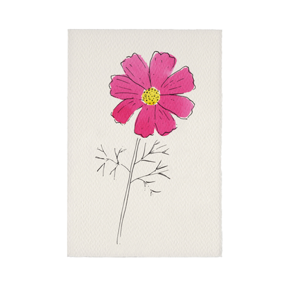 Charleston Collection Card - Cosmos: Dark Pink