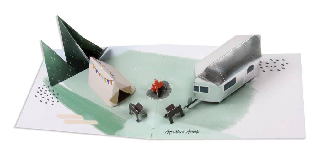 Camping Pop-Up Greeting Card