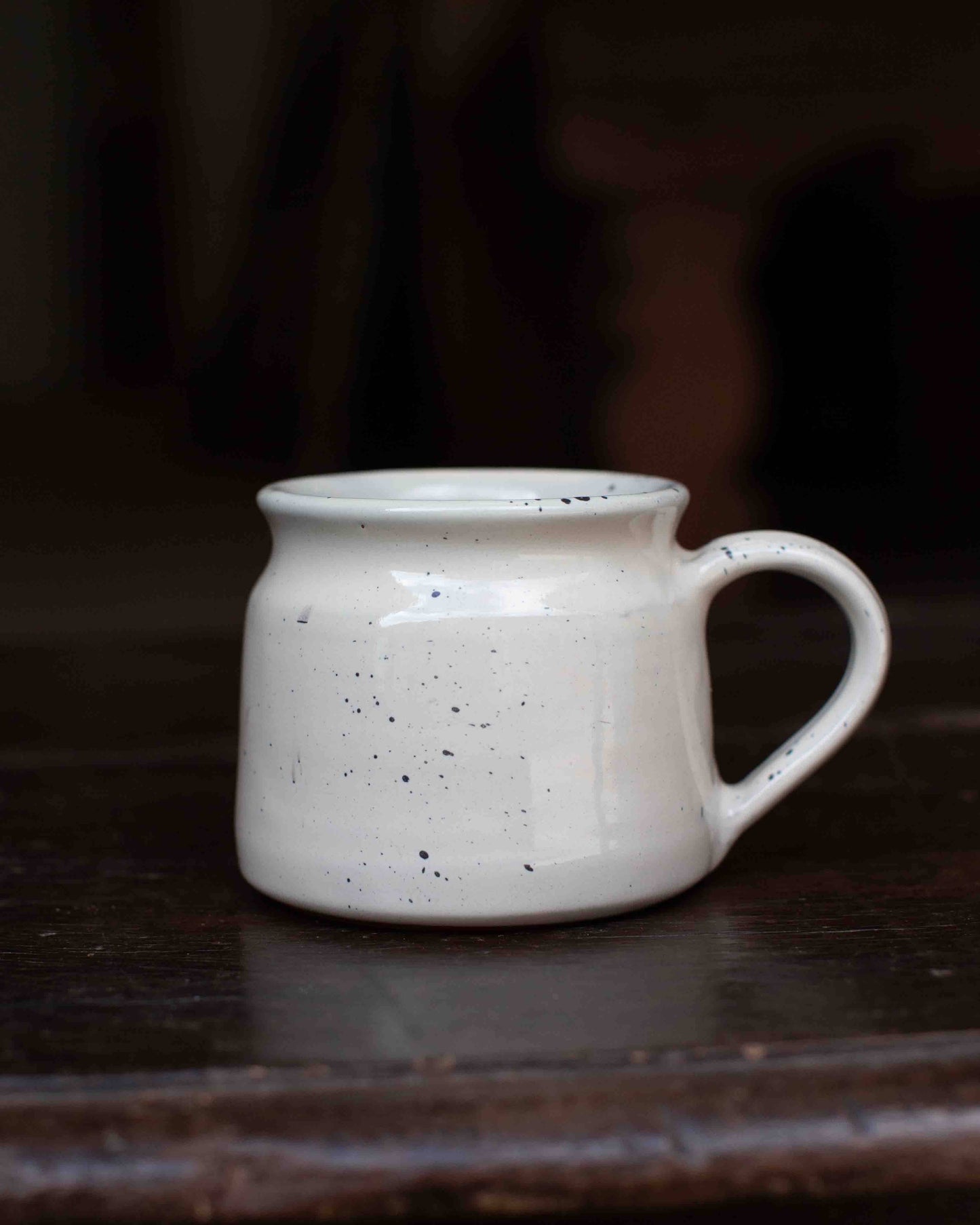 Speckled White Mug
