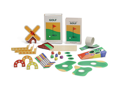 Mini Matches Golf | Tabletop Game Set for Golf Fans