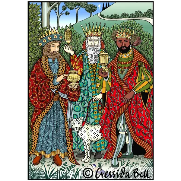 Three Kings Christmas Card / 5 Pk