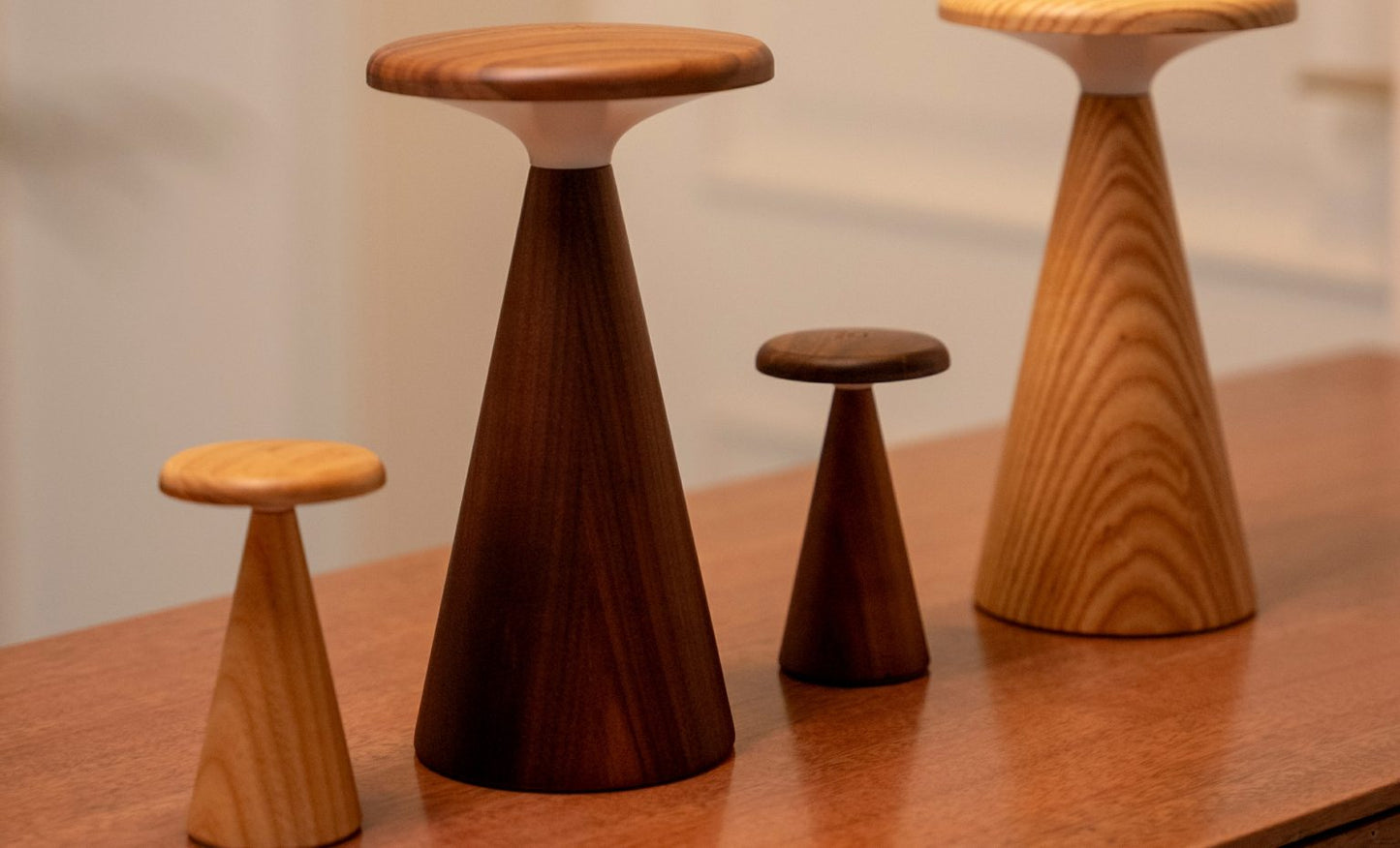 Sylva Table Lamp - Large Walnut