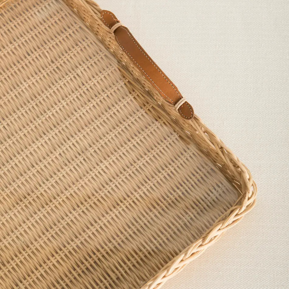 Rattan Rectangular Tray Marsella - Large