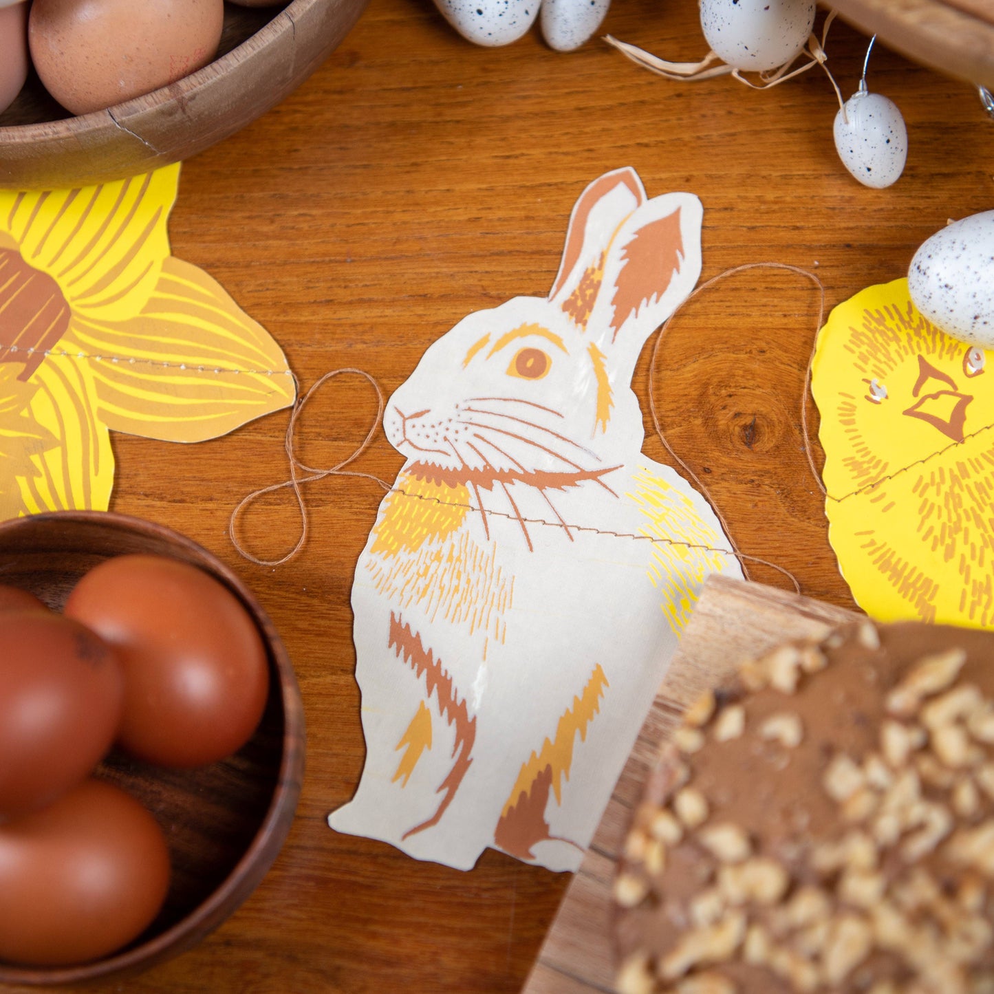 Rabbits Sewn Garland