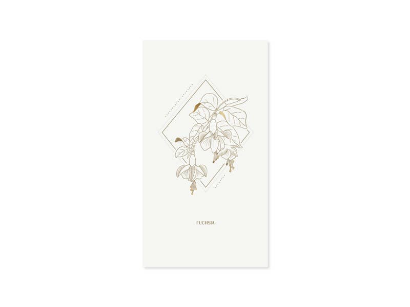 Fuchsia Pop-Up Card- Hiromi Takeda