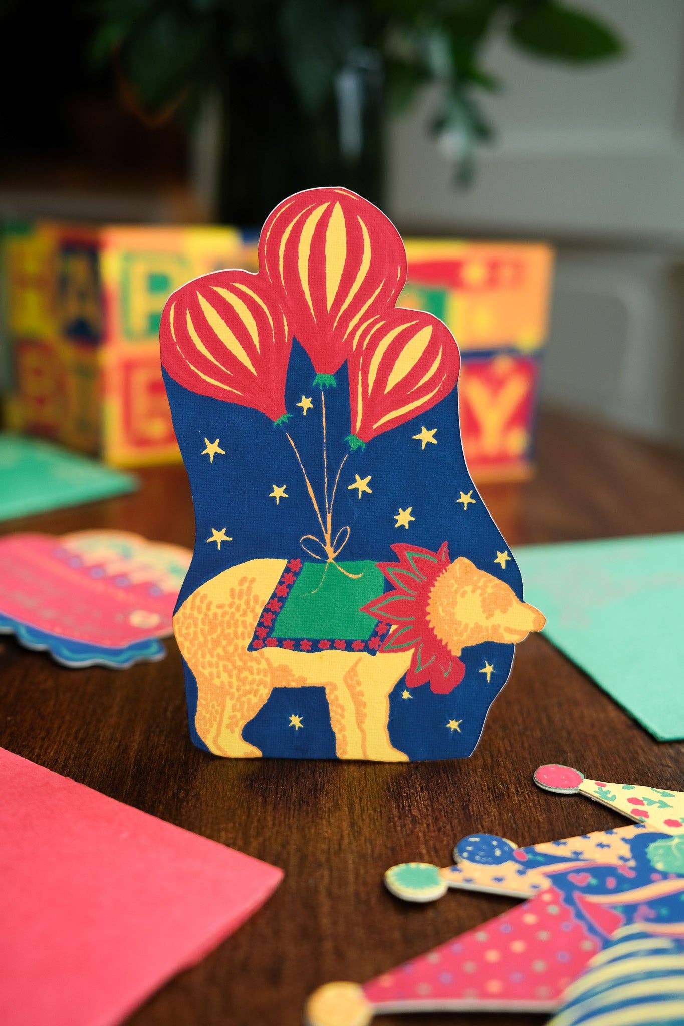 Party Bear Greeting Card