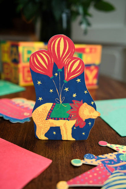 Party Bear Greeting Card