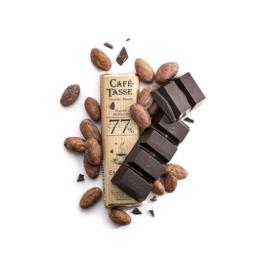 Cafe Tasse Chocolate bar 45g -  Extra Noir 77%