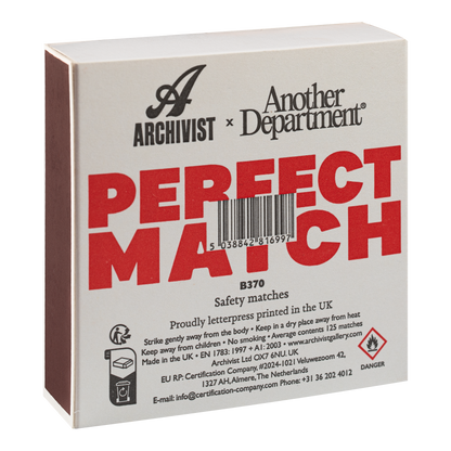 I Like You Swans | Square Matchboxes