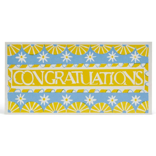 Long Card Congratulations Pattern