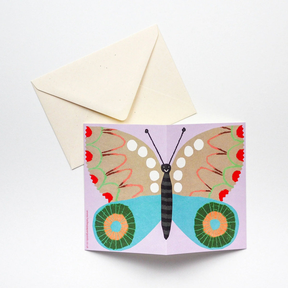 Purple Butterfly Card