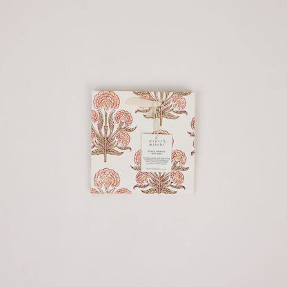 Hand Block Printed Gift Bags (Small) - Terracotta Collection