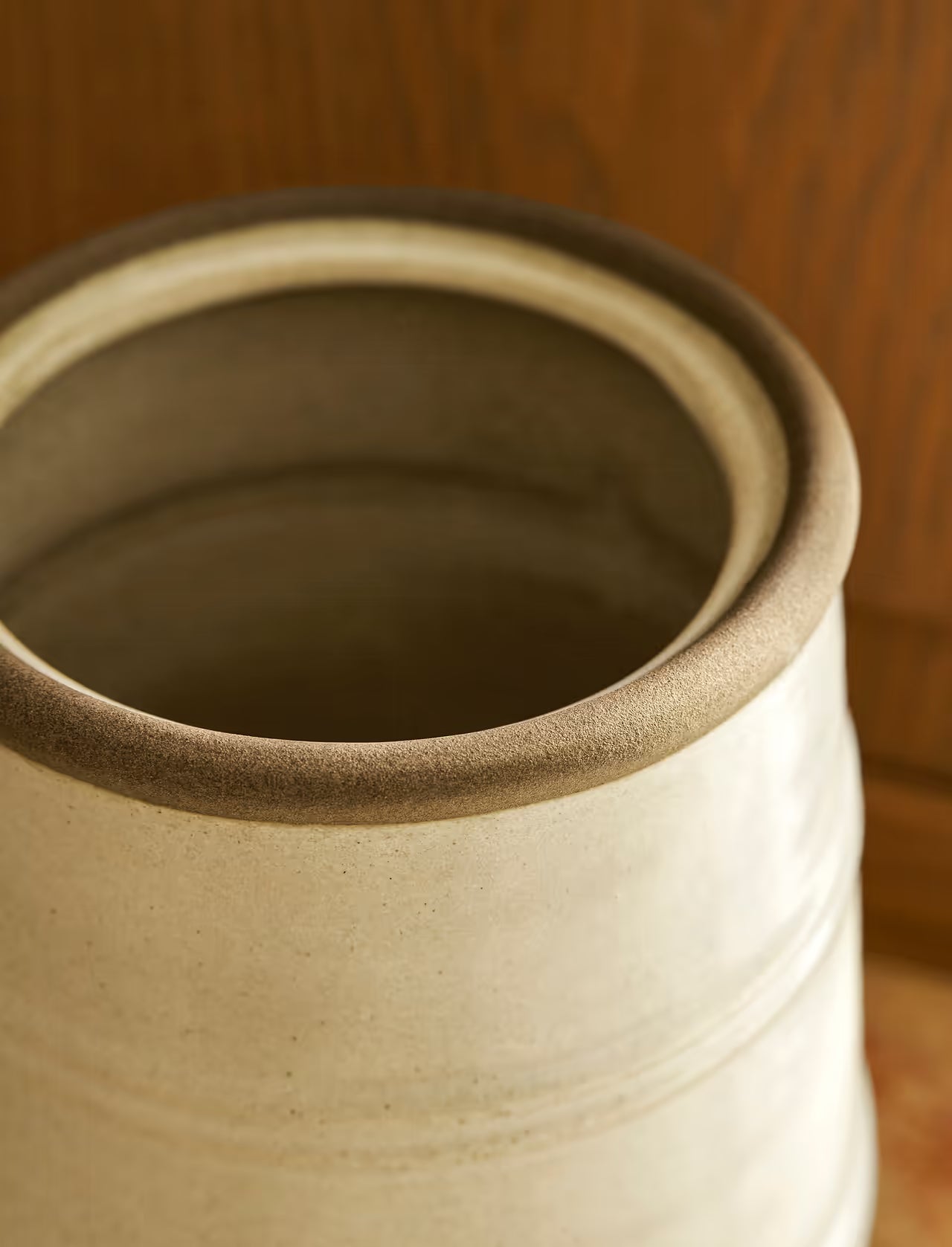 Hurley Canister - Stoneware, Natural