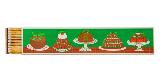 Archivist Extra Long Matches - Christmas Puddings