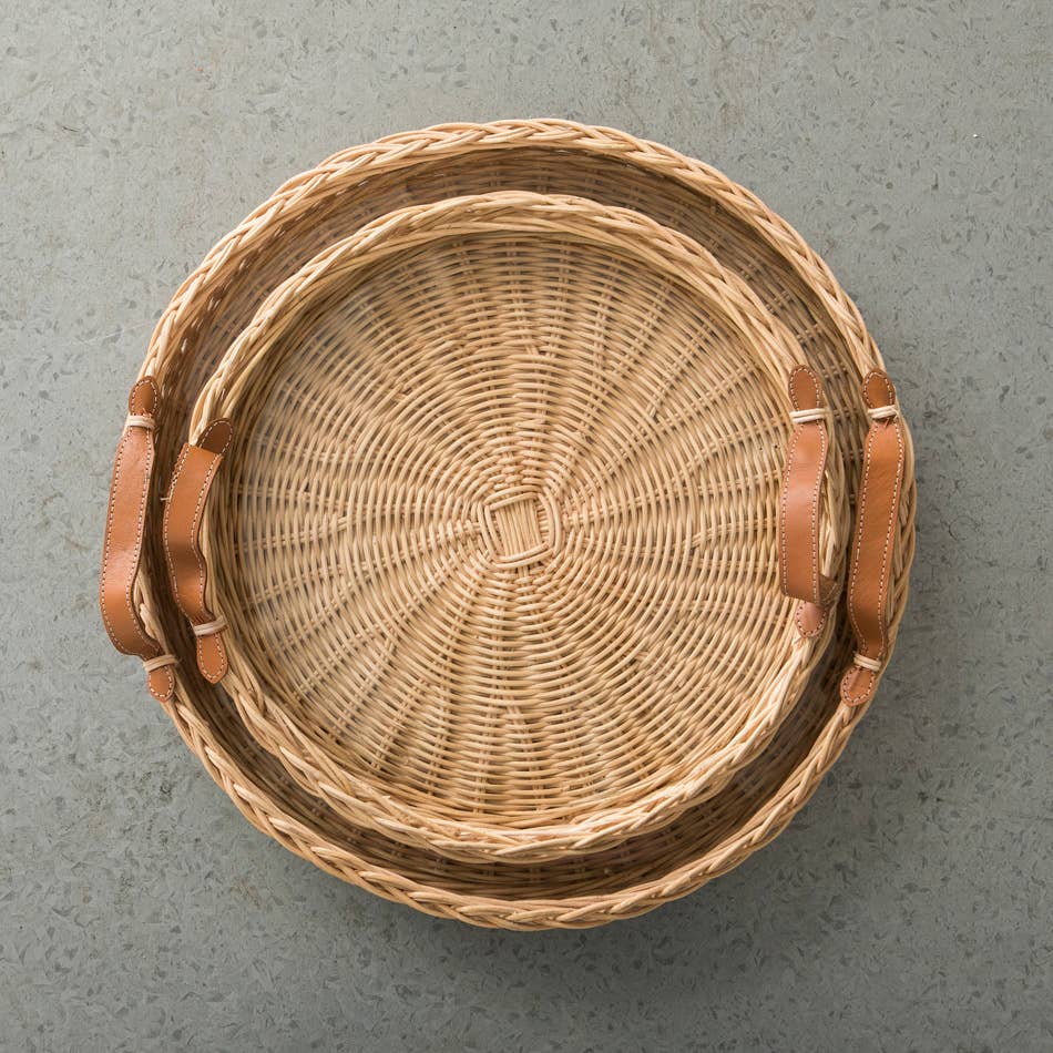 Rattan Round Tray Sevilla: Small