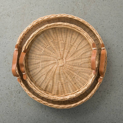 Rattan Round Tray Sevilla: Small