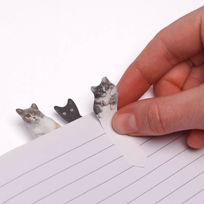 Cat Page Markers | Cute Sticky Tabs for Readers