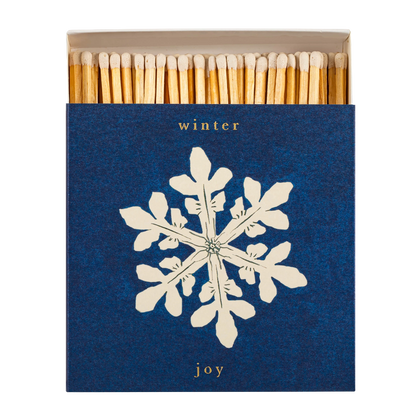 Archivist Square Box Matches - Winter Joy