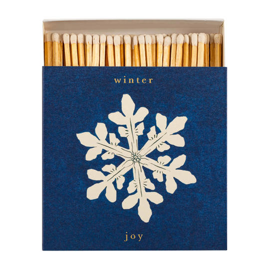 Archivist Square Box Matches - Winter Joy