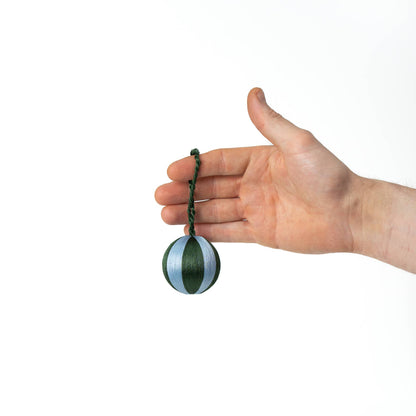 Stripe Baubles S 2" SET/4 - Multi Colour