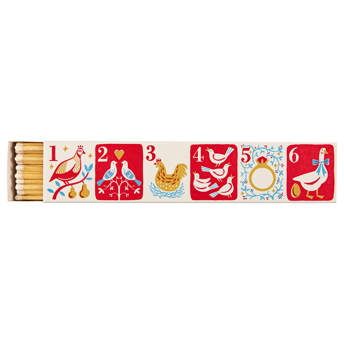 Twelve Days of Christmas | Long - Safety Matches