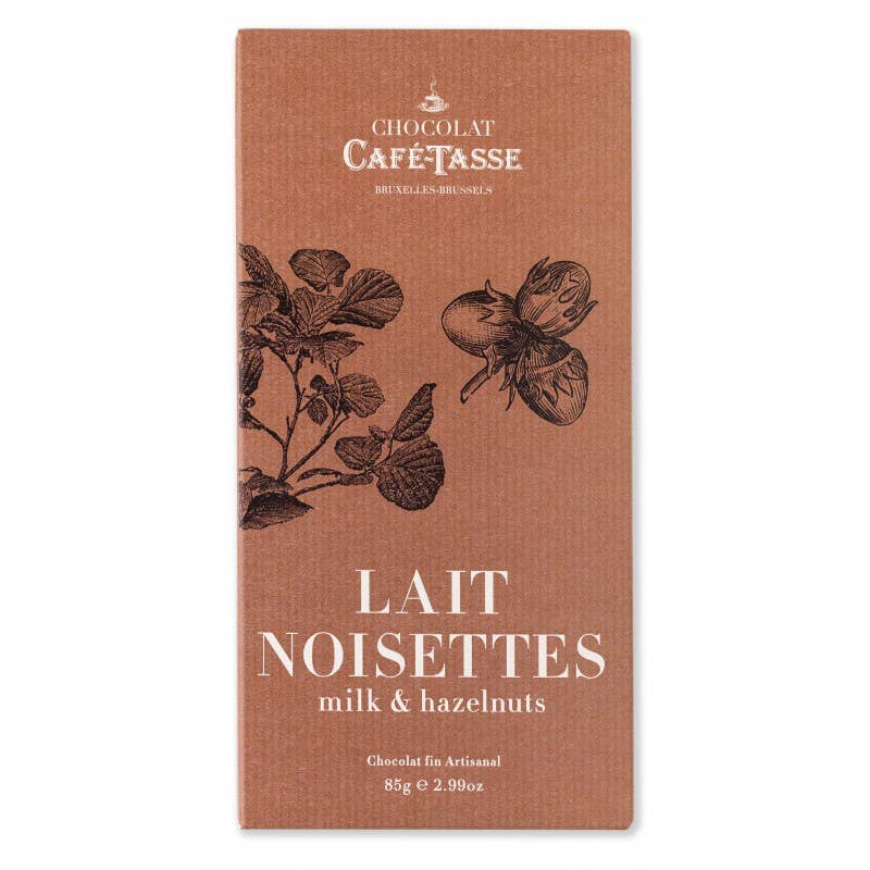 Cafe-Tasse Chocolate Bar 85g 
Milk Chocolate & Hazelnut
