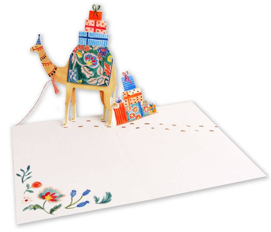 Camel Pop-Up Birthday Greeting Card