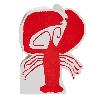 The Lobster | Letterpress Cards | Cut-out Cards
