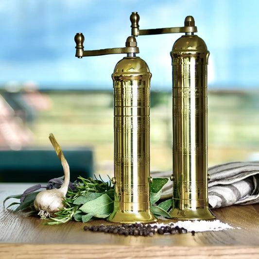 Alexander Handcrafted Brass Pepper Mill