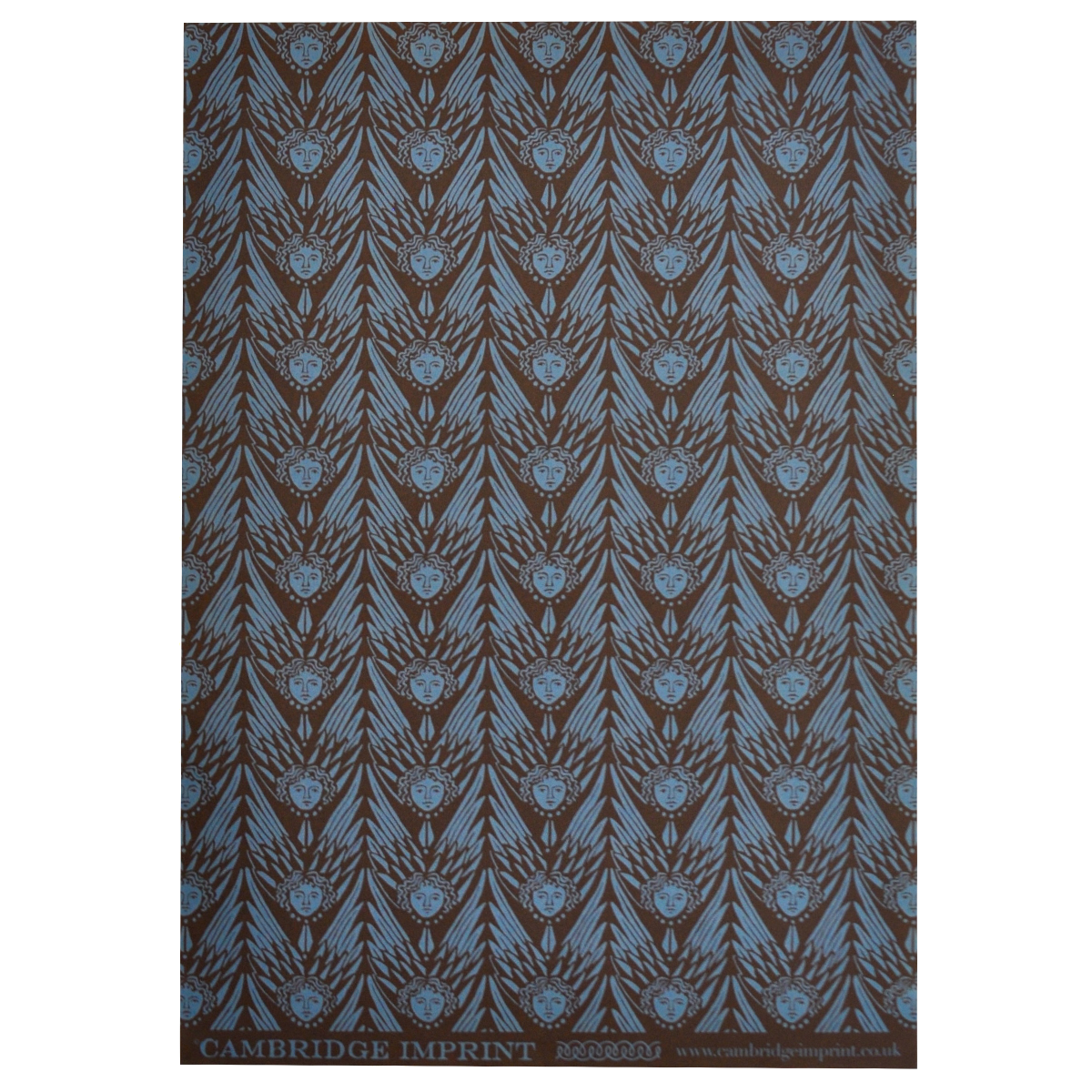Cambridge Imprint Patterned Paper Suffolk Angels Bruised Copper